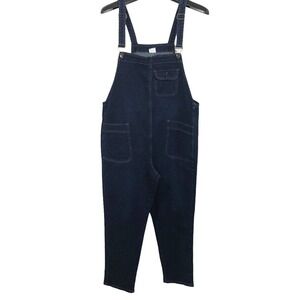 Soojun Women's Size Large Casual Baggy Denim Bib Overall NWOT